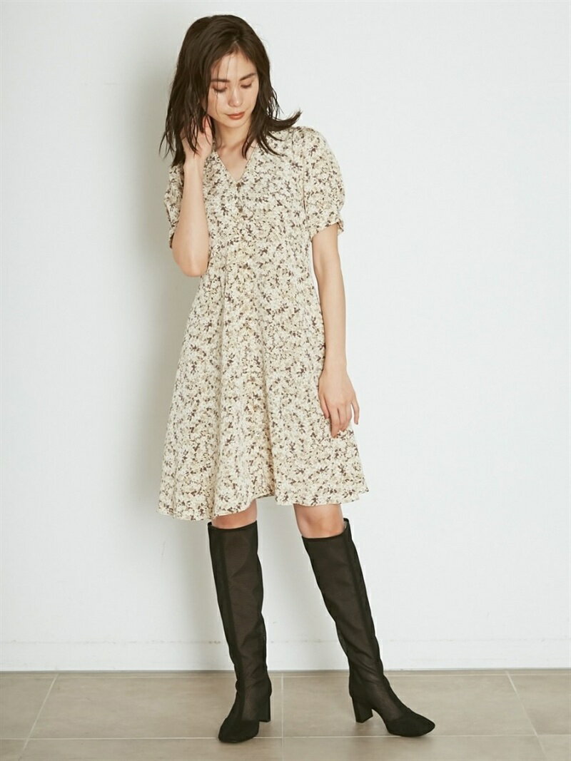 【SALE／50%OFF】SNIDEL バリエーションプリントチュニックワンピース スナイデル ワンピース・ドレス その他のワンピース・ドレス ピンク レッド ホワイト【送料無料】のサムネイル