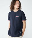 トミー ヒルフィガー トップス メンズ TOMMY HILFIGER (M)TOMMY HILFIGER(トミーヒルフィガー) ハニカムポケットTシャツ トミーヒルフィガー トップス カットソー・Tシャツ ネイビー ホワイト【送料無料】