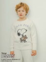 gelato pique 【PEANUTS】【ONLINE限定カラーあり】【KIDS】SNOOPY×BEAR ジャガードプルオーバー ジェラートピケ トップス ...