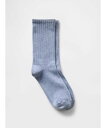 【SALE/57%OFF】GAP (M)クルーソックス ギャップ 靴下・レッグウェア 靴下 ピンク ベージュ パープル グリーン オレンジ ブルー