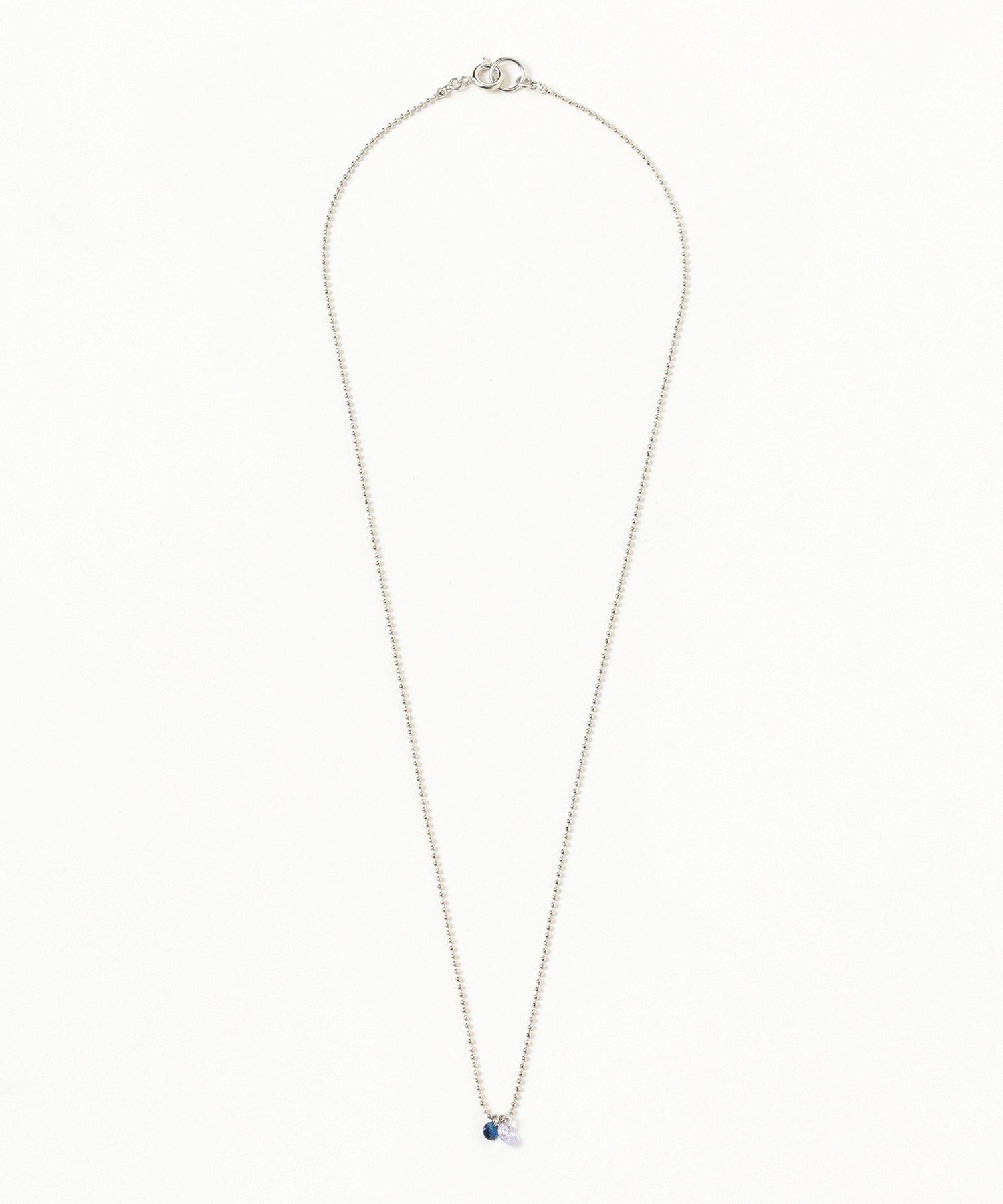 【SALE／50%OFF】Ray BEAMS ダブル ストーン ネックレス ビームス ウイメン アクセサリー・腕時計 ネックレス ゴールド シルバー