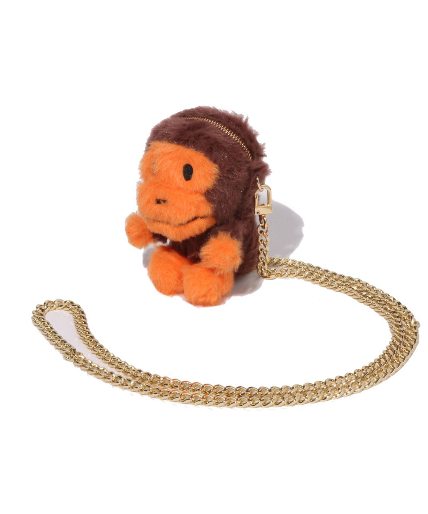A BATHING APE BABY MILO SHORT FUR MINI SHOULDER BAG ア ベイシング エイプ バッグ ショルダーバッグ ピンク ブラウン【送料無料】