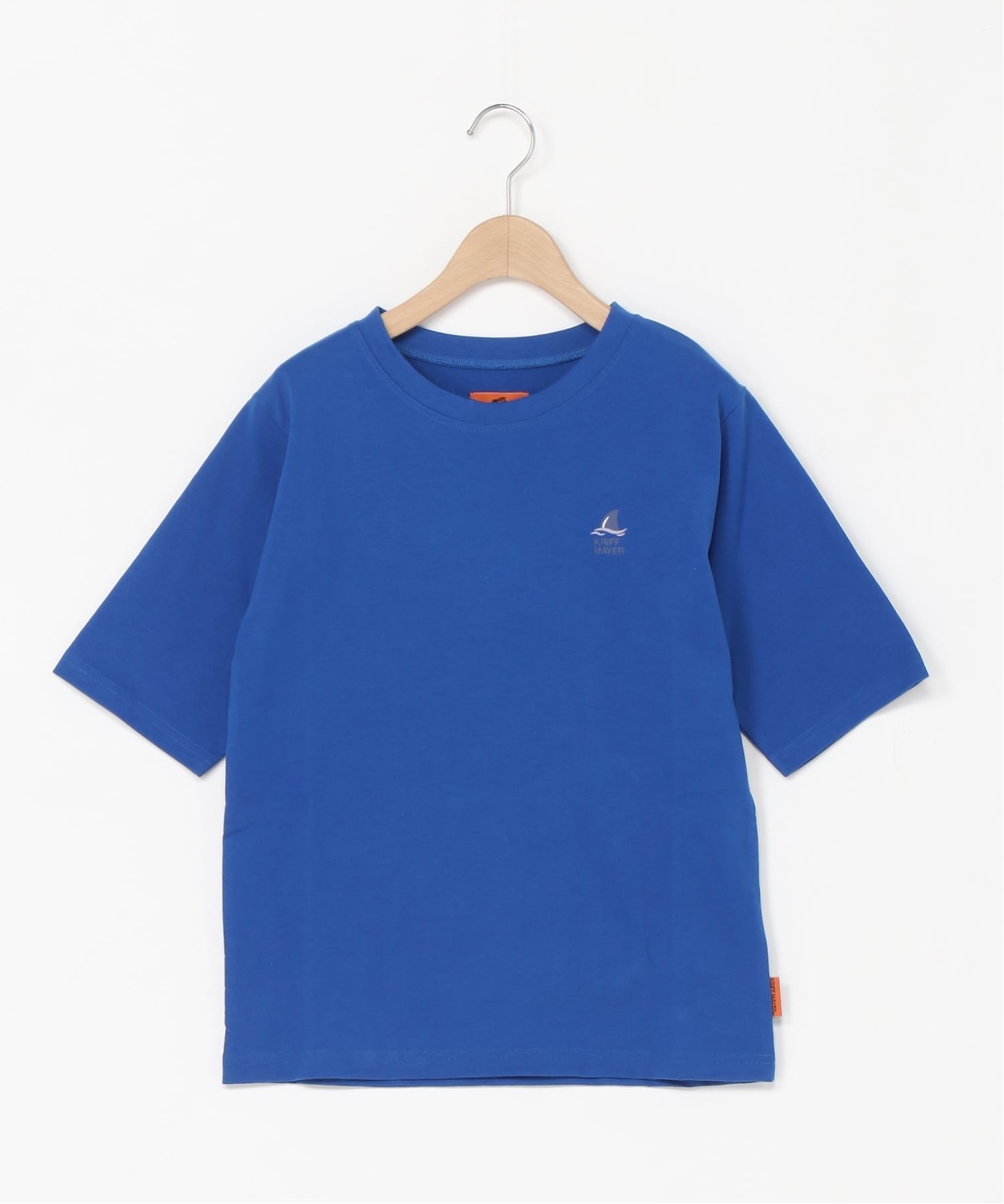 T-Shirts （Half Sleeves） - KRIFF MAYER (K)楽LUCK五分袖T(サメ) クリフメイヤー トップス カットソー・Tシャツ ブルー ホワイト ネイビー グリーン グレー