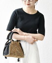 SHIPS any SHIPS any:<洗濯機可能>テレコ リブ ハーフスリーブ TEE シップス トップス カットソー・Tシャツ イエロー ブラック ホワイ...