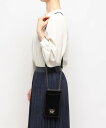 ANNA SUI アイリス スマホショルダー パープル クイーポ スマホグッズ・オーディオ機器 スマホ・タブレット・PCケース/カバー パープル ブラック グリ...