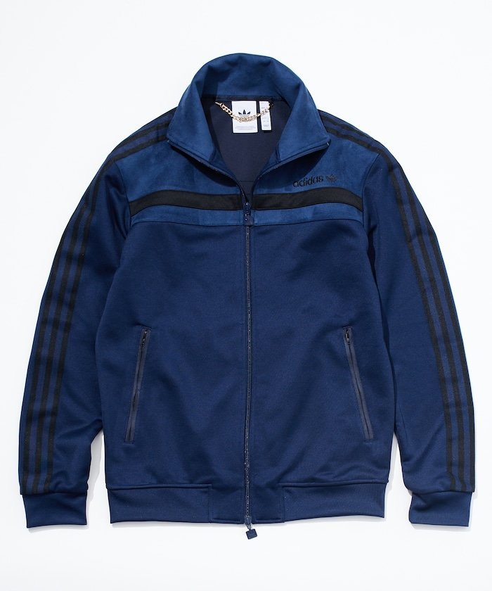 adidas adidas PREMIUM TRACK TOP【XS~Sサイズ展開】 フリークスストア トップス その他のトップス ネイビー ブラウン【送料無料】