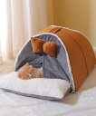 【SALE/10%OFF】aimoha home aimoha home/モコモコペットテント アイモハ ペット用品 ペット用ベッド・マット・クッション イエロ...