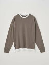 JOHN SMEDLEY バイカラー長袖コットンニットプルオーバー | S4755 | 30G EASY FIT ジョンスメドレー トップス ニット【送料無料】