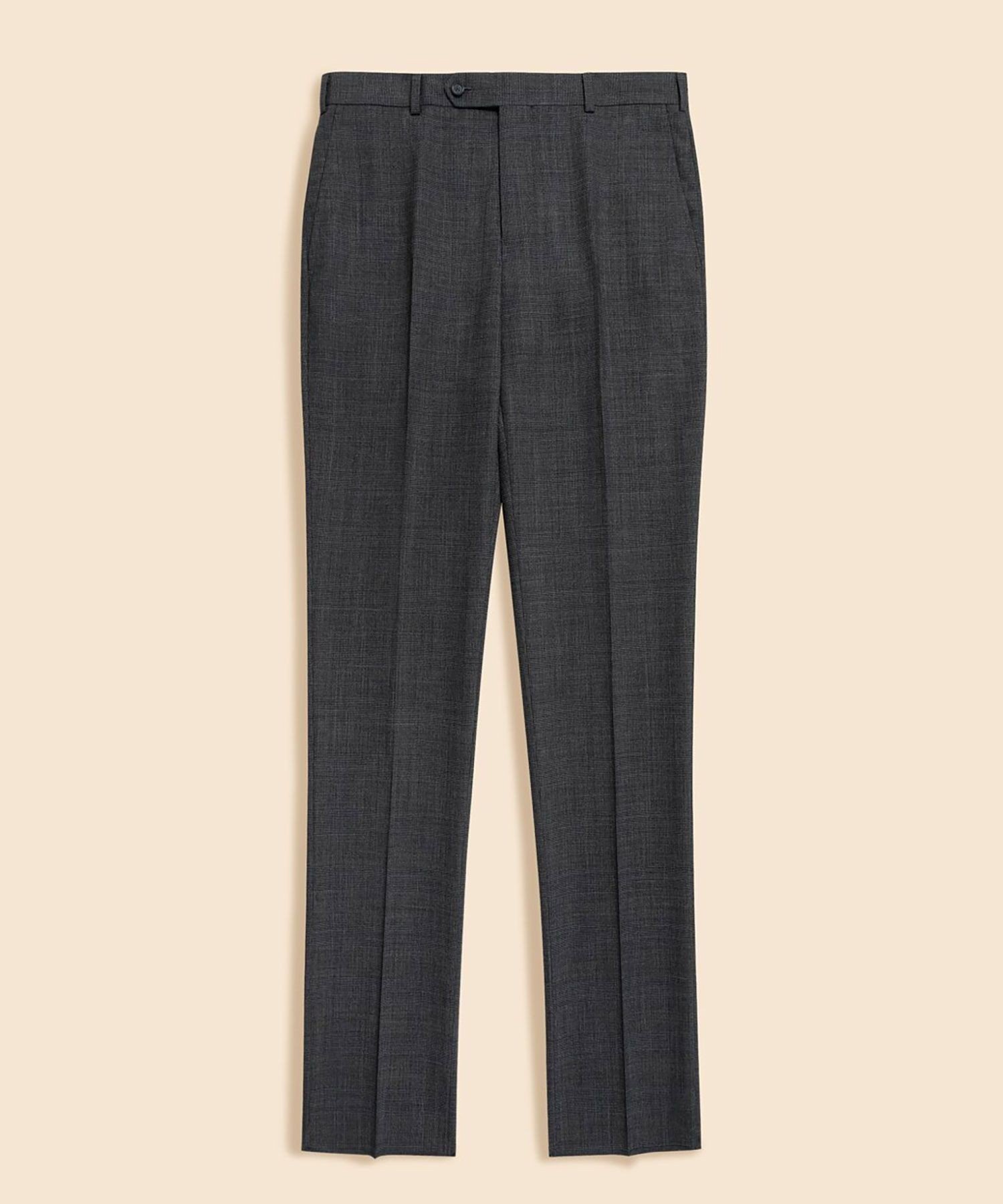 BROOKS BROTHERS Brooks Brothers Explorer ウール グレンプラッド プレーンフロント トラウザーズ Classic ブルックス ブラザーズ パンツ スラックス・ドレスパンツ グレー【送料無料】