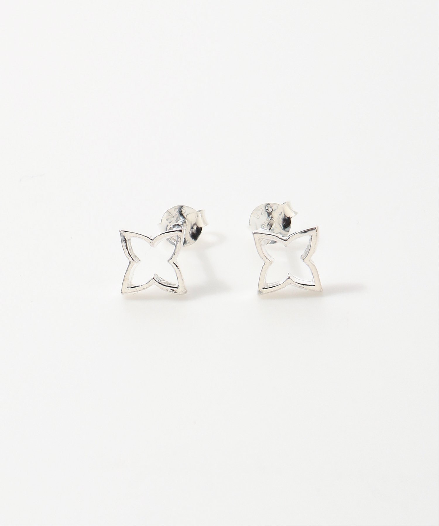 SCALABLANCHE SCALABLANCHE/(W)フラワーフレームピアス(SV925) スカラ アクセサリー・腕時計 ピアス シルバー【送料無料】(4)