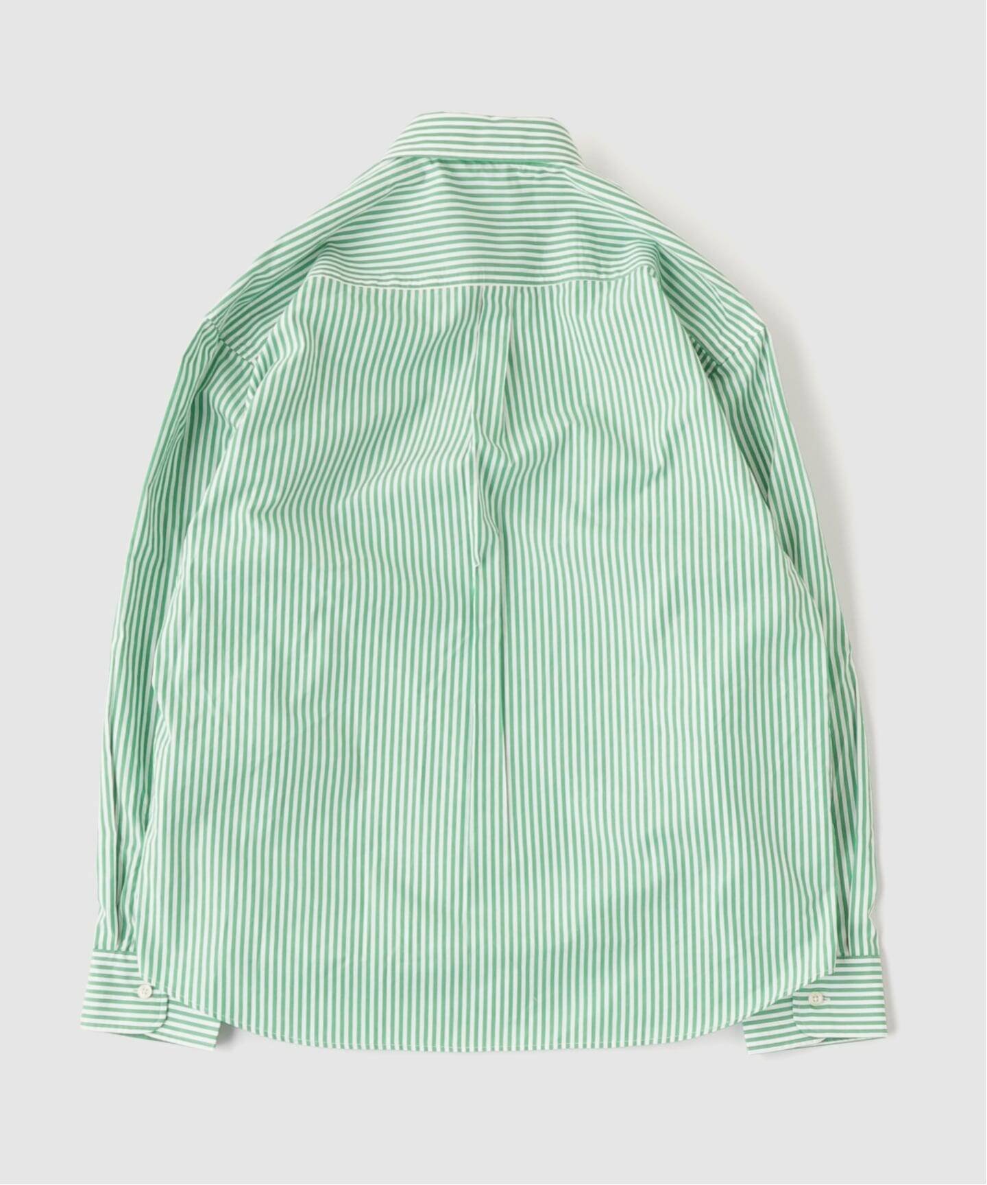JOURNAL STANDARD IKE BEHAR / アイクベーハー Broad London Stripe SH ジャーナル スタンダード トップス シャツ・ブラウス グリーン