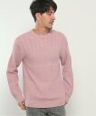 【SALE/60%OFF】ikka 【洗濯機で洗える】ミックスジャガードニット イッカ トップス その他のトップス ホワイト グリーン ブルー ネイビー ピンク