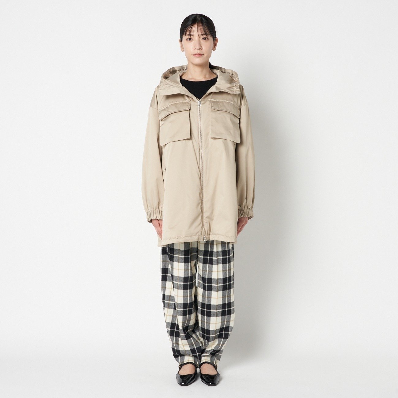 HELIOPOLE the FIELD COAT エリオポール ジャケット・アウター その他のジャケット・アウター ブラック ベージュ