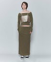 【SALE/70%OFF】6(ROKU) <6(ROKU)>オフショルダートップス ユナイテッドアローズ アウトレット トップス カットソー・Tシャツ ブラウン カーキグリーン(4)
