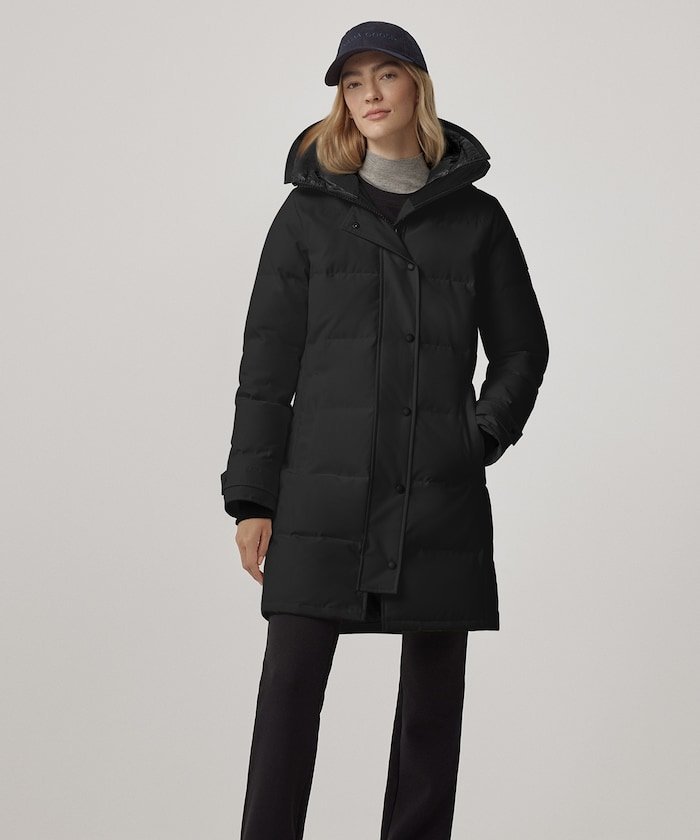 【SALE／4%OFF】CANADA GOOSE SHELBURNE PARKA BLACK LABEL 3802WB フリークスストア ジャケット・アウター ダウンジャケット・ダウンベスト ブラック【送料無料】のサムネイル
