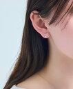 Phoebe 【金属アレルギー対応】フラワリービジューセラミックピアス シャンパンゴールド ジュエルアディクト アクセサリー・腕時計 ピアス ゴールド