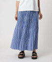 【SALE/30%OFF】a day in the life ストライプ プリーツスカート <A DAY IN THE LIFE> ユナイテッドアローズ アウトレット スカート ロング・マキシスカート ホワイト【送料無料】