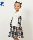 【SALE/50%OFF】KP KP レイヤード風チェックワンピース(90~160) ナルミヤオンライン ジャケット・アウター その他のジャケット・アウター ホワイト【送料無料】