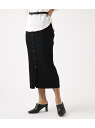 AZUL by moussy BUTTON RIB KNIT SKIRT アズールバイマウジー スカート【送料無料】