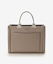 【SALE/30%OFF】SAMANTHAVEGA シンプルBOXA4トートバッグ (大) サマンサ ベガ バッグ トートバッグ ホワイト グレー【送料無料】(4)