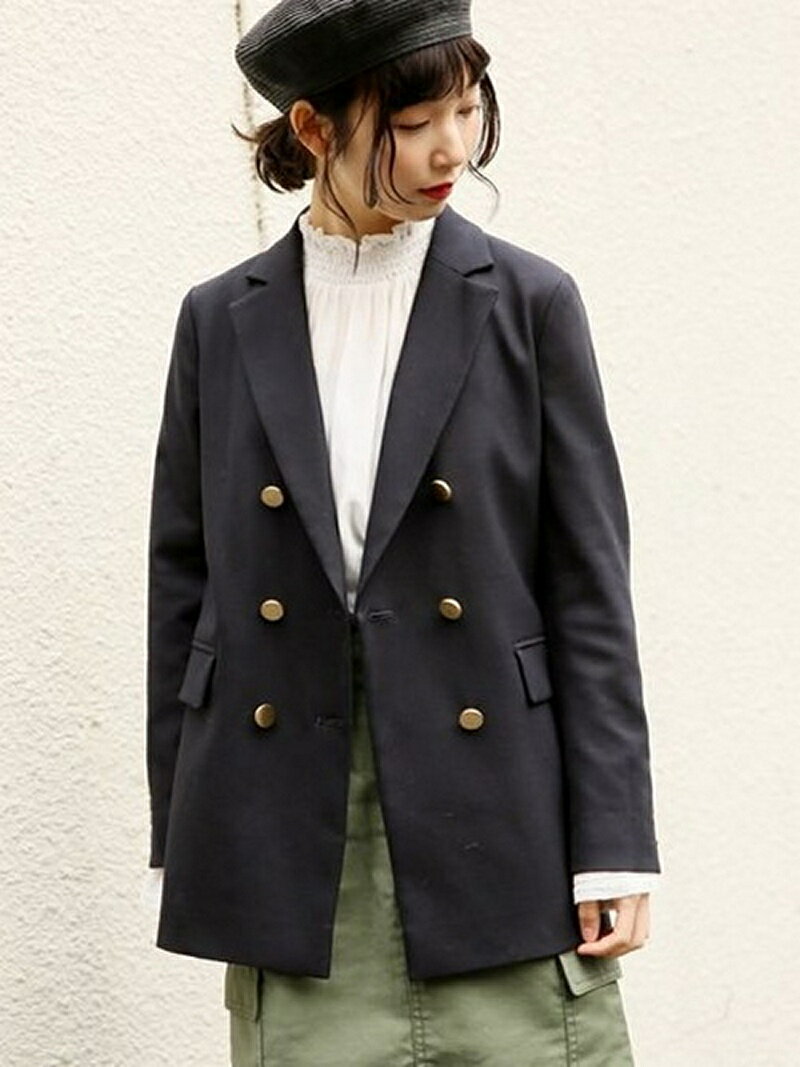 【SALE／57%OFF】LOWRYS FARM コンブレJK ローリーズファーム ジャケット・アウター テーラードジャケット・ブレザー ネイビーのサムネイル