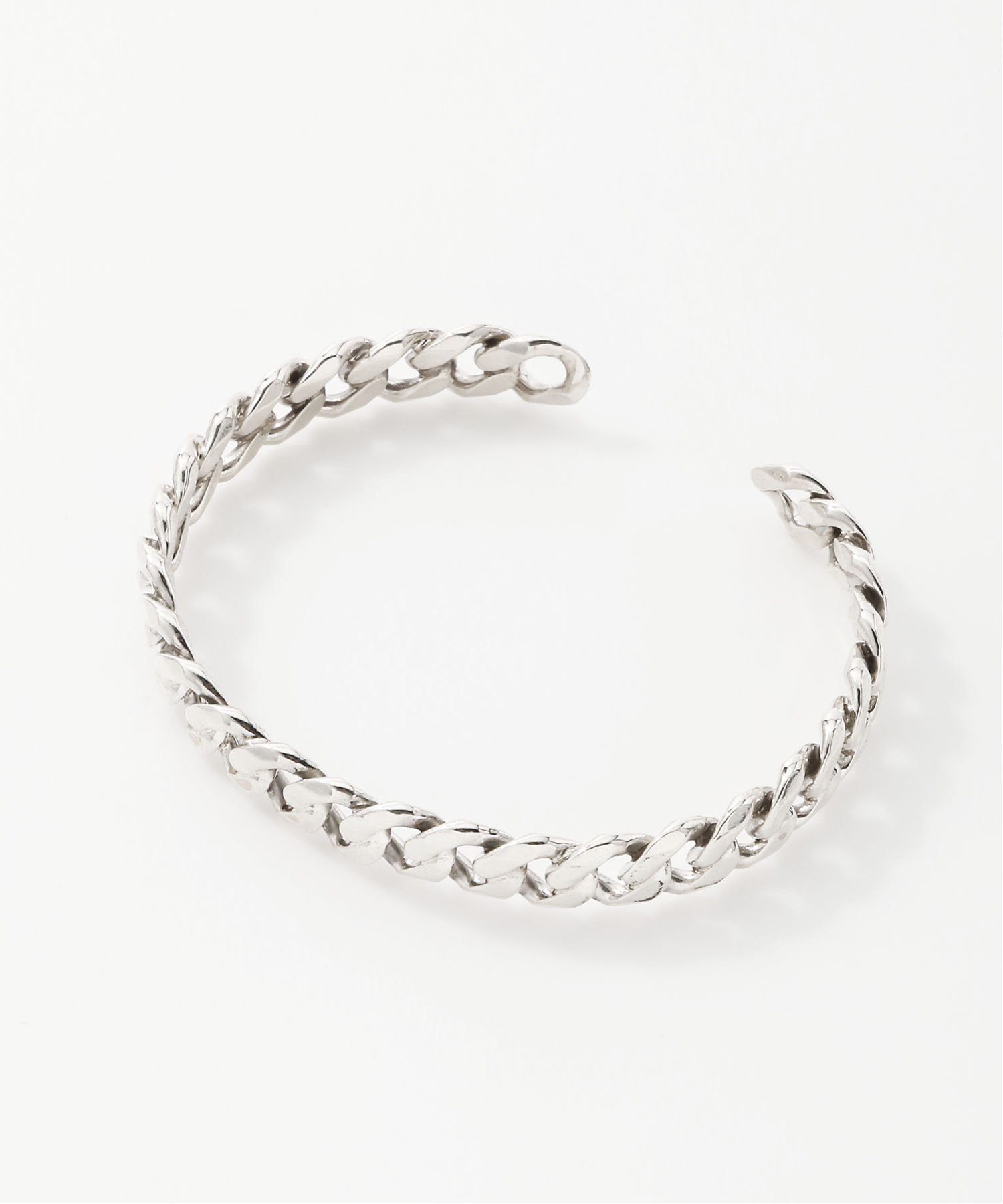 SCALABLANCHE SCALABLANCHE/(W)カットチェーンバングル(SV925) スカラ アクセサリー・腕時計 ブレスレット・バングル シルバー【送料無料】