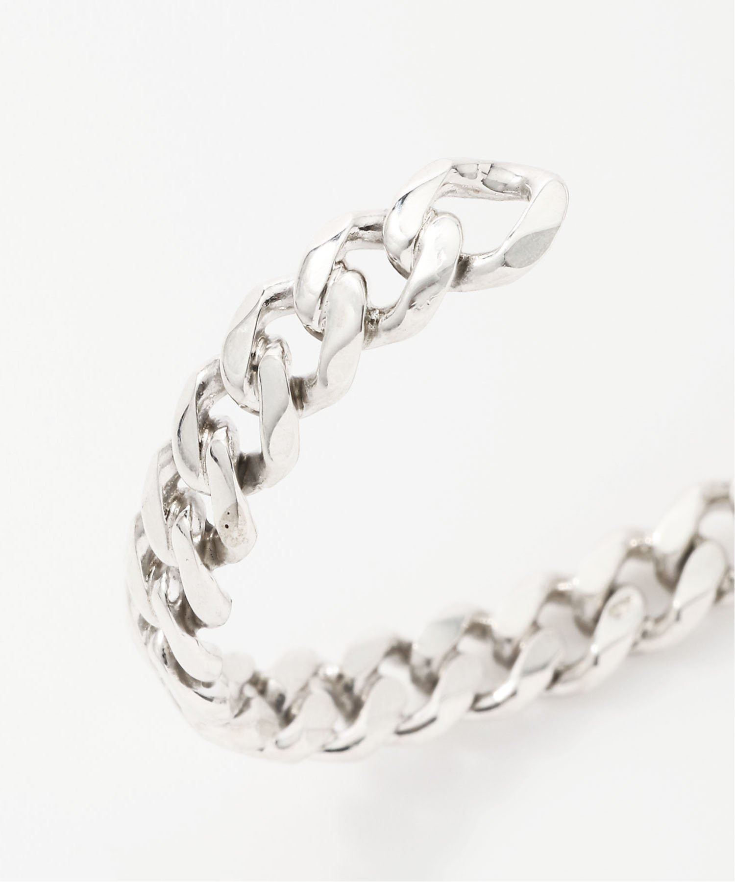 SCALABLANCHE SCALABLANCHE/(W)カットチェーンバングル(SV925) スカラ アクセサリー・腕時計 ブレスレット・バングル シルバー【送料無料】