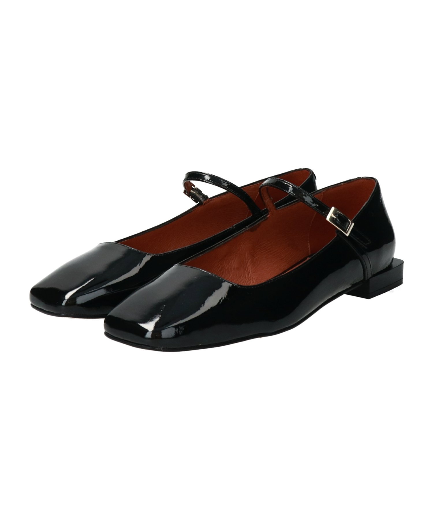 【SALE／50%OFF】ANGEL ALARCON 【ANGEL ALARCON】スクエアトウストラップパンプス インターショシュール シューズ・靴 パンプス ブラック ブラウン ベージュ【送料無料】