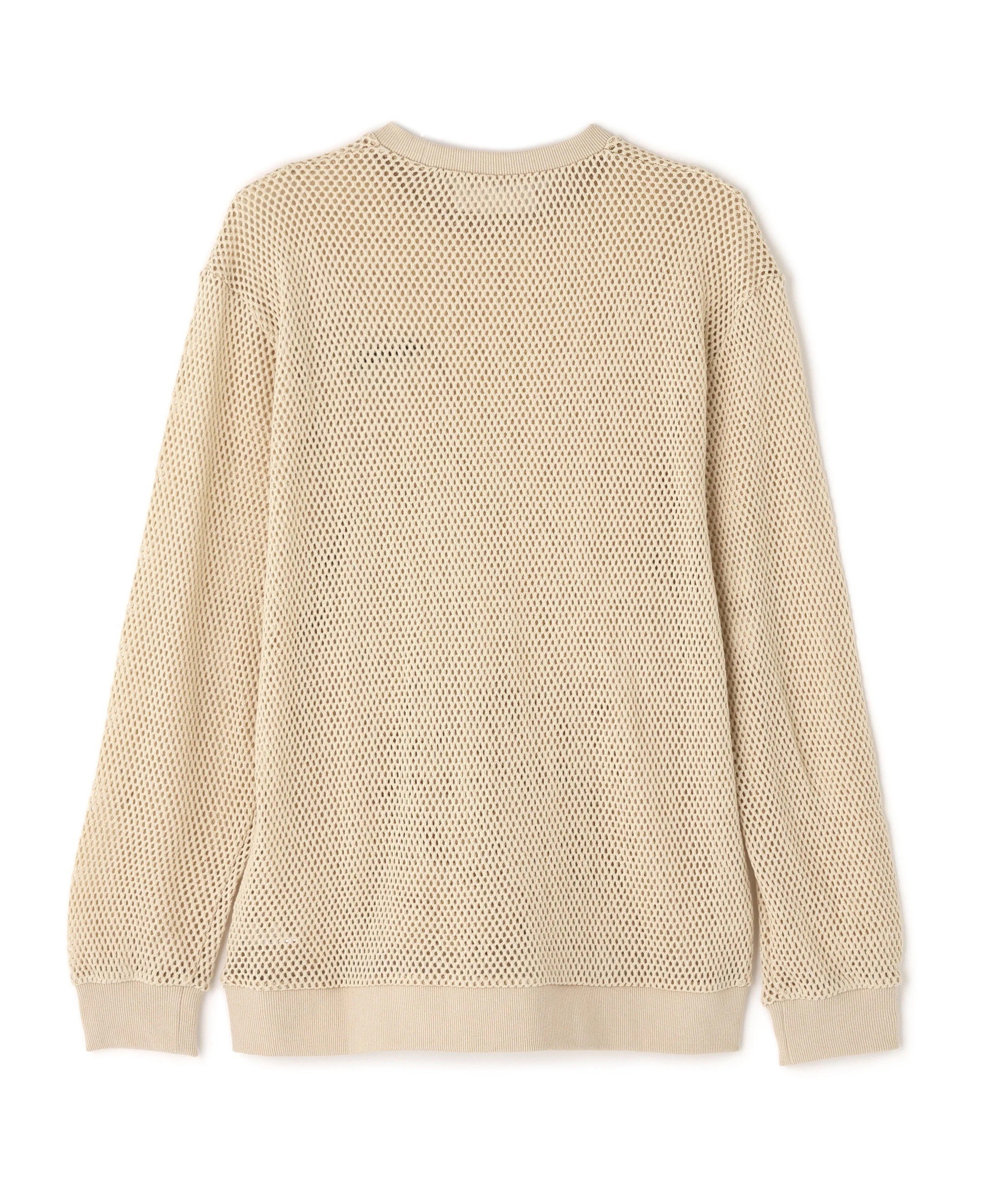 LHP overprint/オーバープリント/MESH LS TEE エルエイチピー トップス カットソー・Tシャツ ホワイト ブラック
