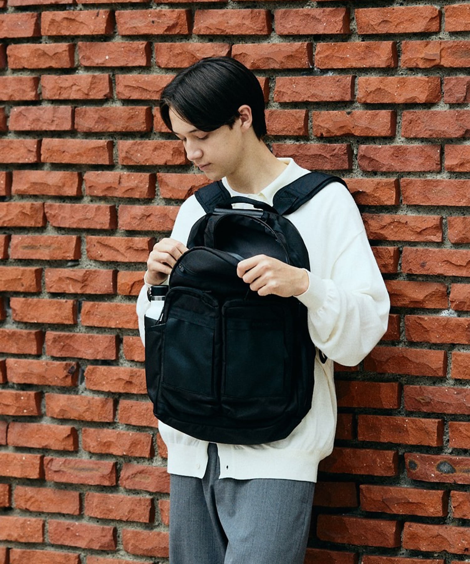 (M)AXCEL DAYPACK MD クローム バッグ リュック・バックパック ブラック