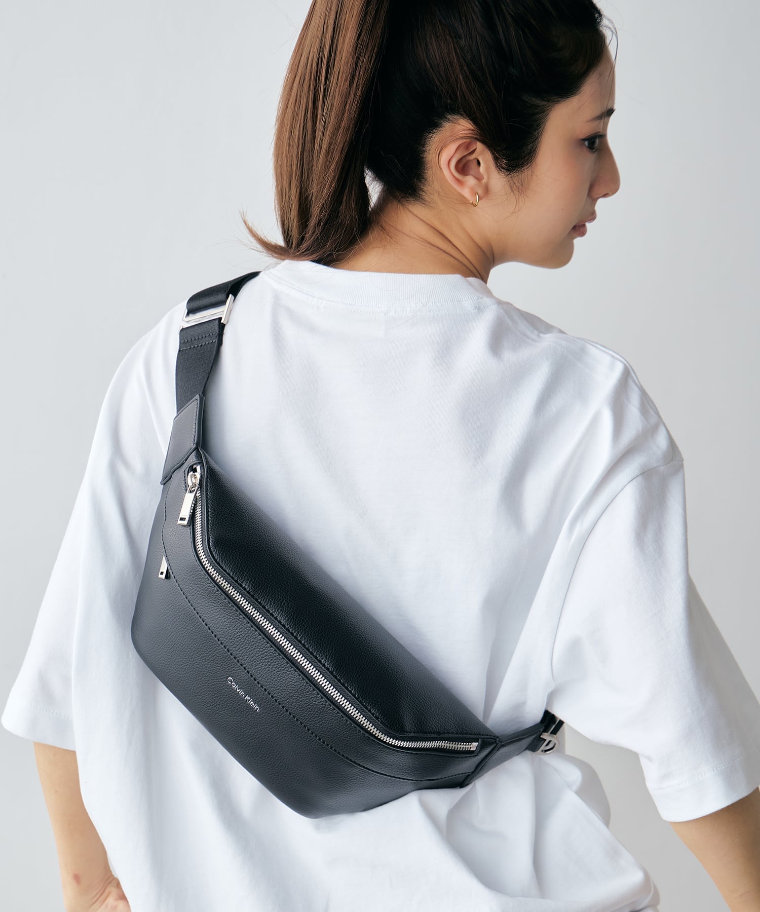 Calvin Klein (M)【公式ショップ】 カルバンクライン レイズ ウエストバック カルバン・クライン バッグ ボディバッグ・ウエストポーチ ブラック【送料無料】