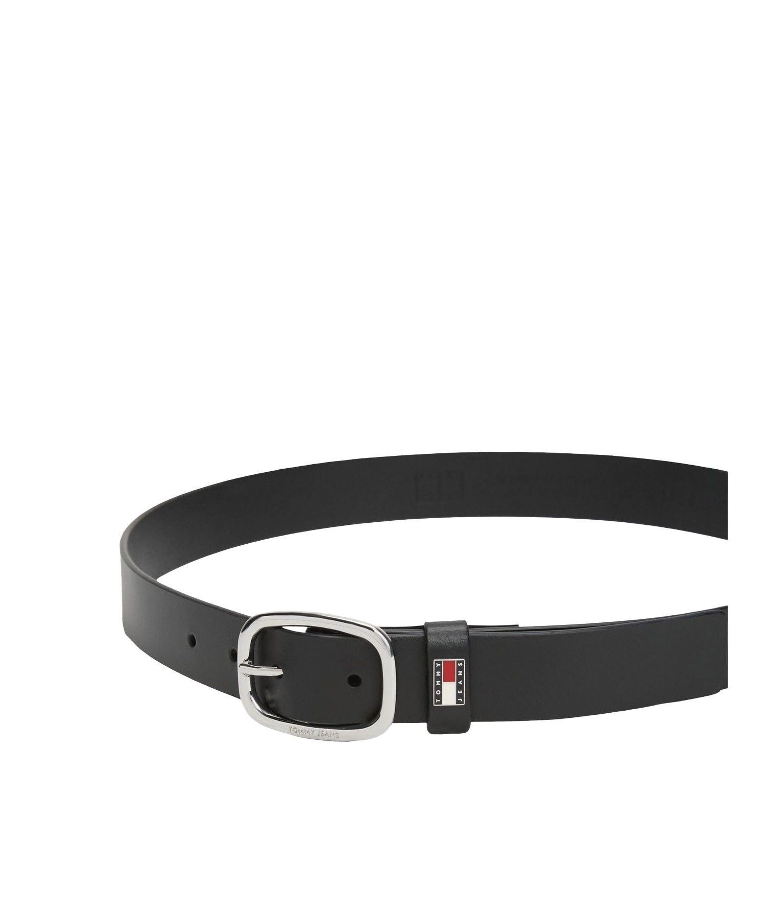 TOMMY JEANS オーバルバックルバッファローベルト 26SS トミーヒルフィガー ファッション雑貨 ベルト ブラック【送料無料】