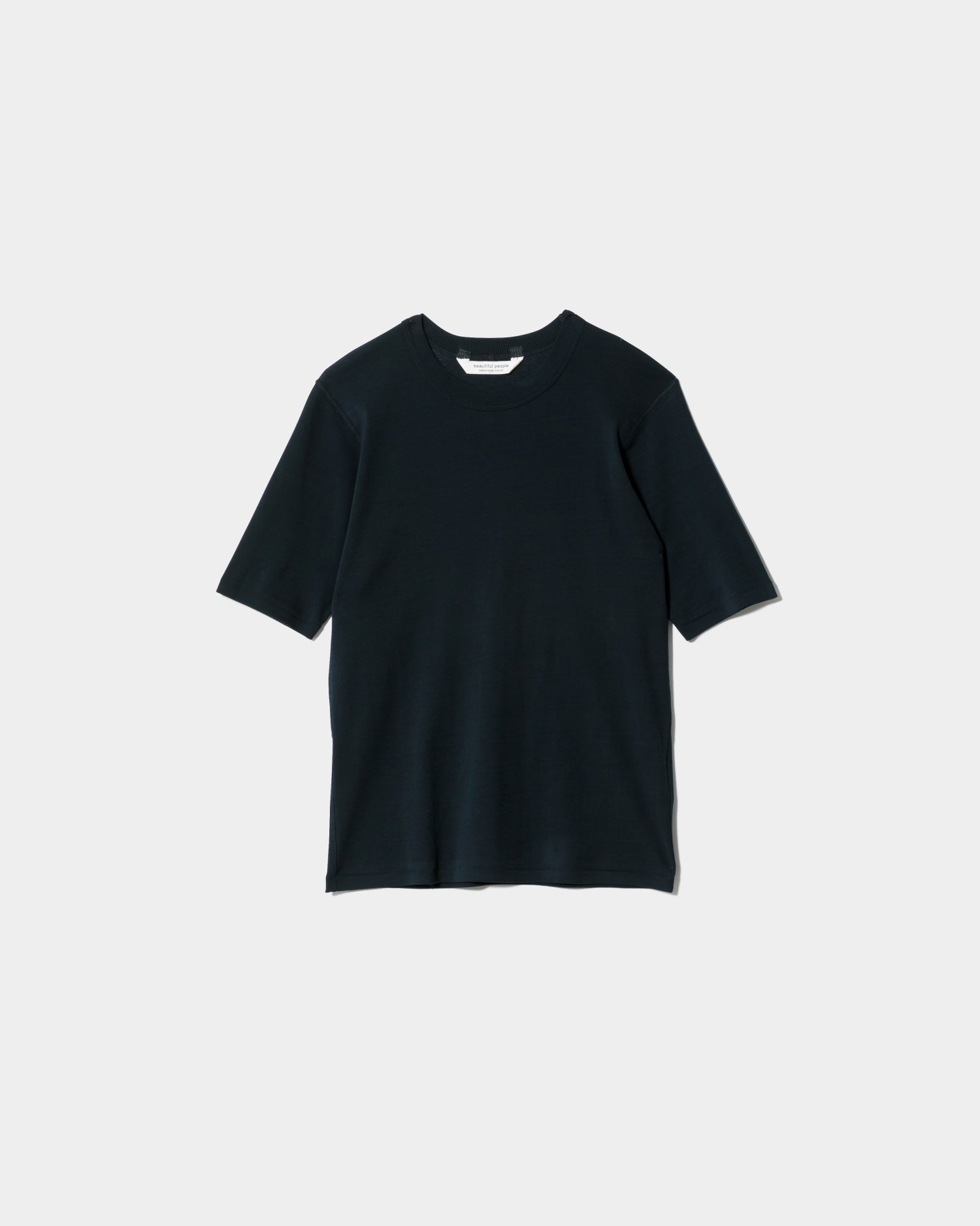 beautiful people silky touch cotton rib top ビューティフルピープル トップス カットソー・Tシャツ ブラウン ネイビー ピンク【送料無料】