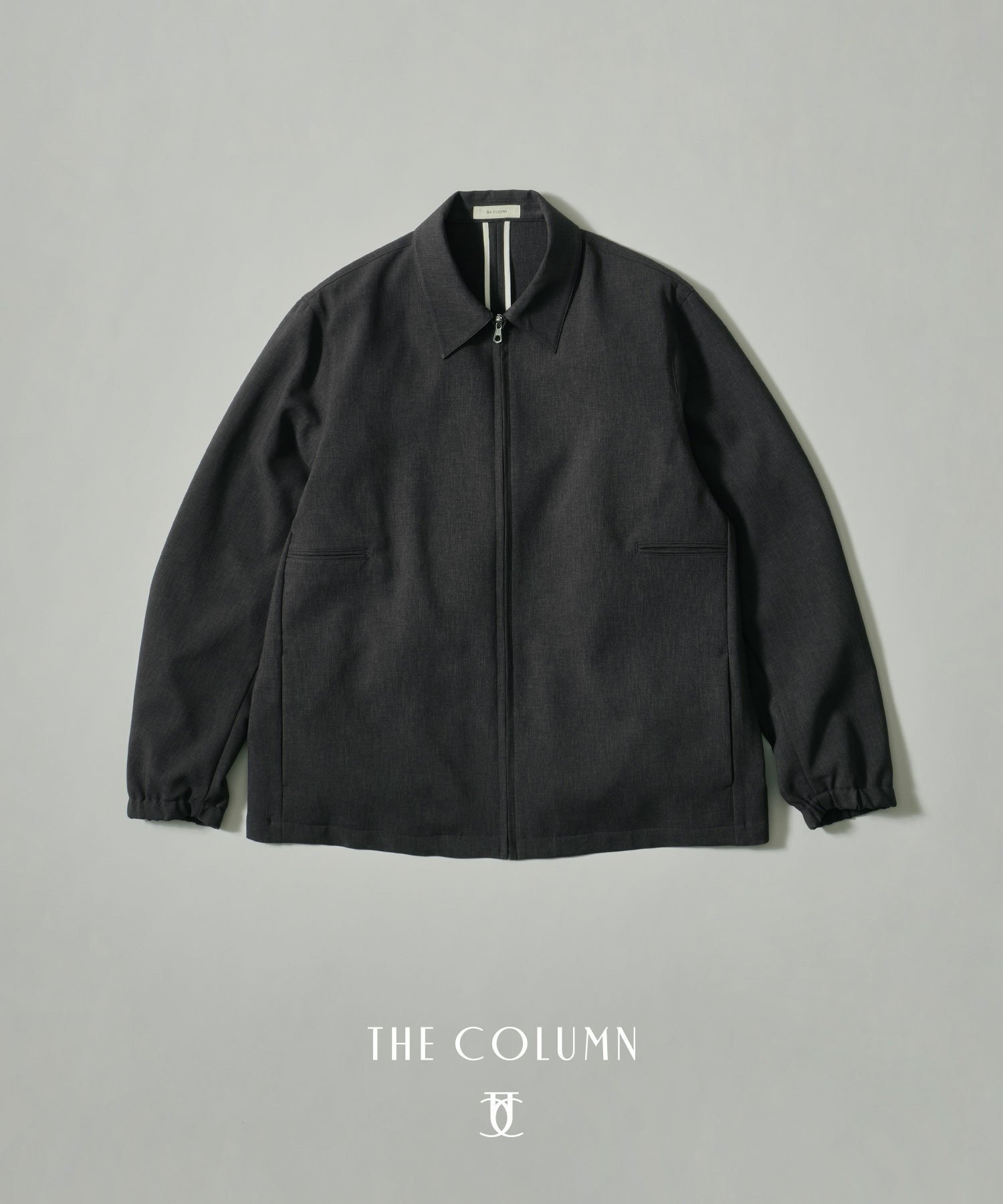 COLUMN COLUMN / トロピカル ジップブルゾン＜THE COLUMN＞ エストネーション ジャケット・アウター テーラードジャケット・ブレザー グレー ネイビー