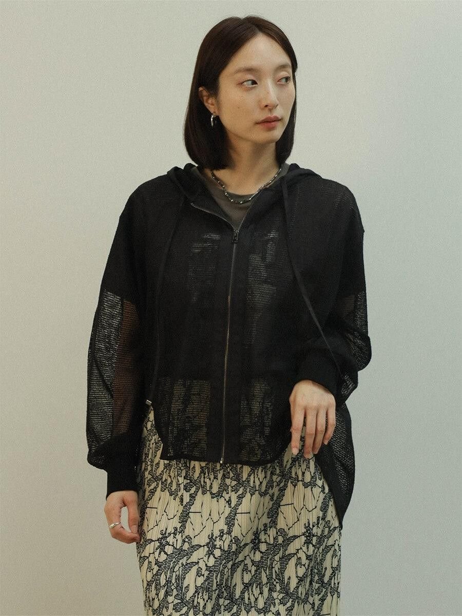 【SALE／38%OFF】RADIATE メッシュジップアップフーディー(gray,black) ラシュッド トップス パーカー・フーディー グレー ブラック【送料無料】