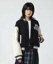 アヴィレックス ブルゾン レディース AVIREX 《REBUILD COLLECTION》VARSITY JACKET TORCH & LAUREL/ バーシティージャケット トーチ&ローレ アヴィレックス ジャケット・アウター ブルゾン・ジャンパー ネイビー【送料無料】