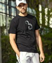 【SALE/10%OFF】1PIU1UGUALE3 RELAX (M)1PIU1UGUALE3 RELAX/ラインストーン×カモ柄ロゴ半袖Tシャツ シフォン トップス カットソー・Tシャツ ホワイト ブラック【送料無料】