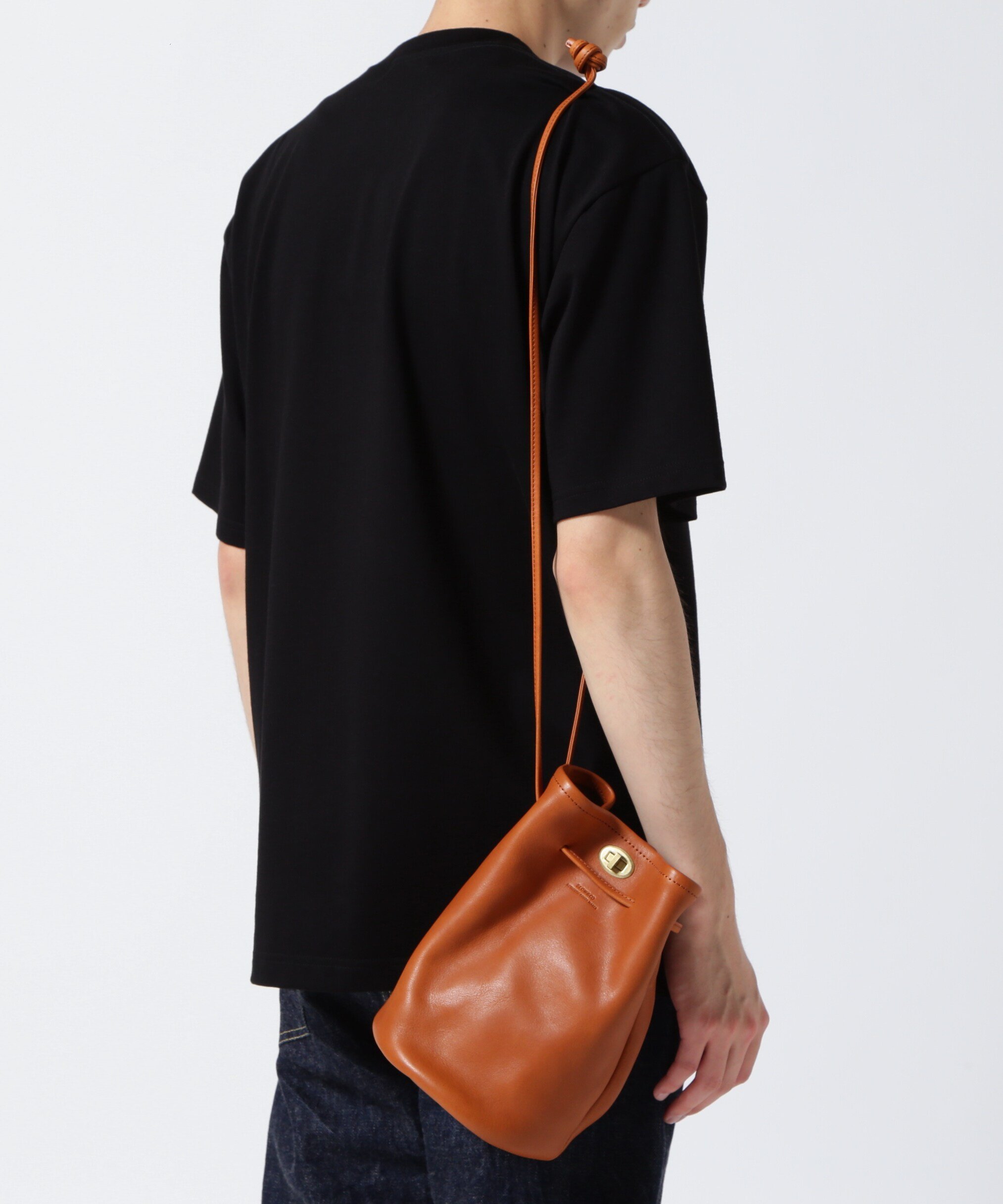 SLOW バッグ メンズ B'2nd SLOW(スロウ)bono-twist bon sac tote S-858S04L ビーセカンド バッグ その他のバッグ ブラウン ブラック【送料無料】