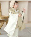 utatane utatane 七五三 着物 3歳 男の子 被布セット ベージュ*オフホワイト ウタタネ 着物・浴衣・和装小物 着物 ベージュ【送料無料】