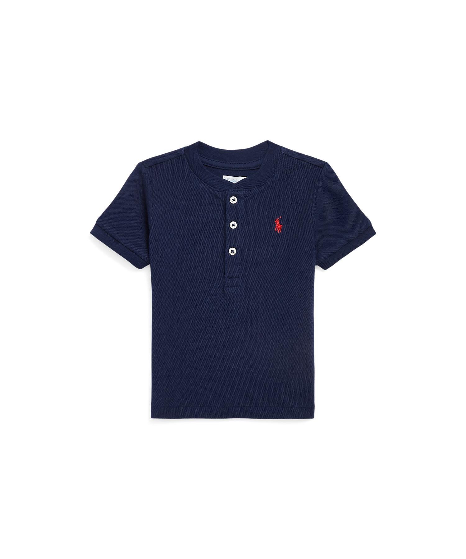 POLO RALPH LAUREN (ベビー)コットン メッシュ ヘンリー シャツ ラルフローレン トップス カットソー・Tシャツ ネイビー【送料無料】