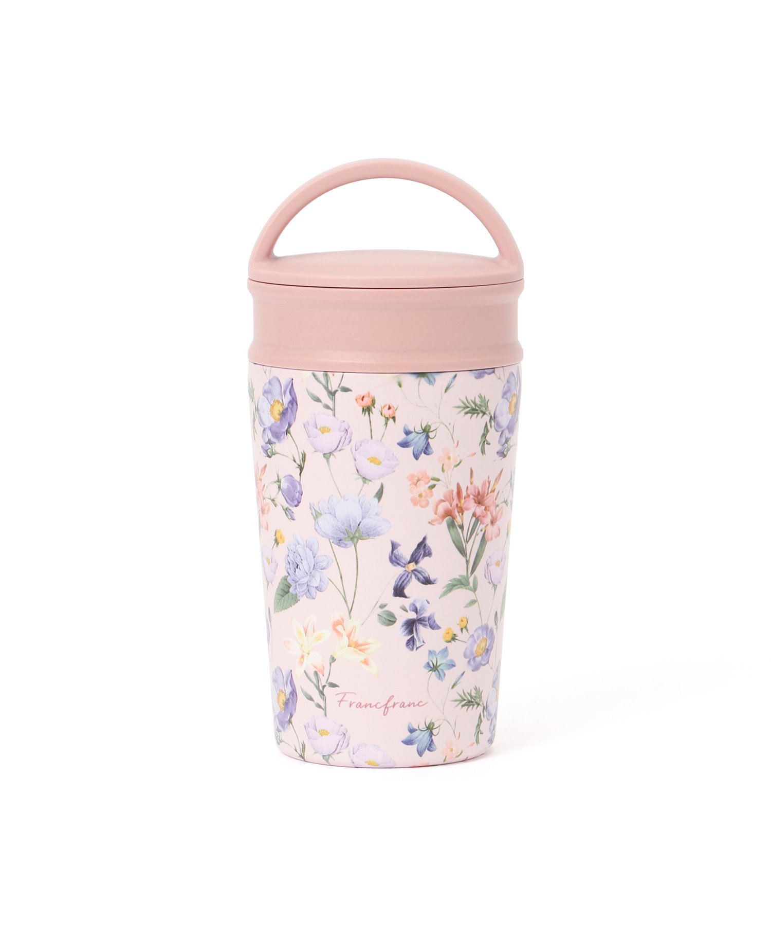 【SALE／30%OFF】Francfranc 取手付き ステンレスタンブラー 270ml フラワー フランフラン 食器・調理器具・キッチン用品 グラス・マグカップ・タンブラーのサムネイル