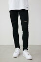 AZUL BY MOUSSY AZUL DENIM クラッシュスキニー アズールバイマウジー パンツ ジーンズ・デニムパンツ ブラック【送料無料】