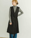 【SALE/62%OFF】URBAN RESEARCH ITEMS ジレワンピース アーバンリサーチアイテムズ トップス ベスト・ジレ ブラック ベージュ ブルー(4)