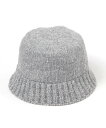 【SALE/60%OFF】studio CLIP 【抗菌防臭】ラメニットサーモバケハ スタディオクリップ 帽子 ハット ホワイト グレー