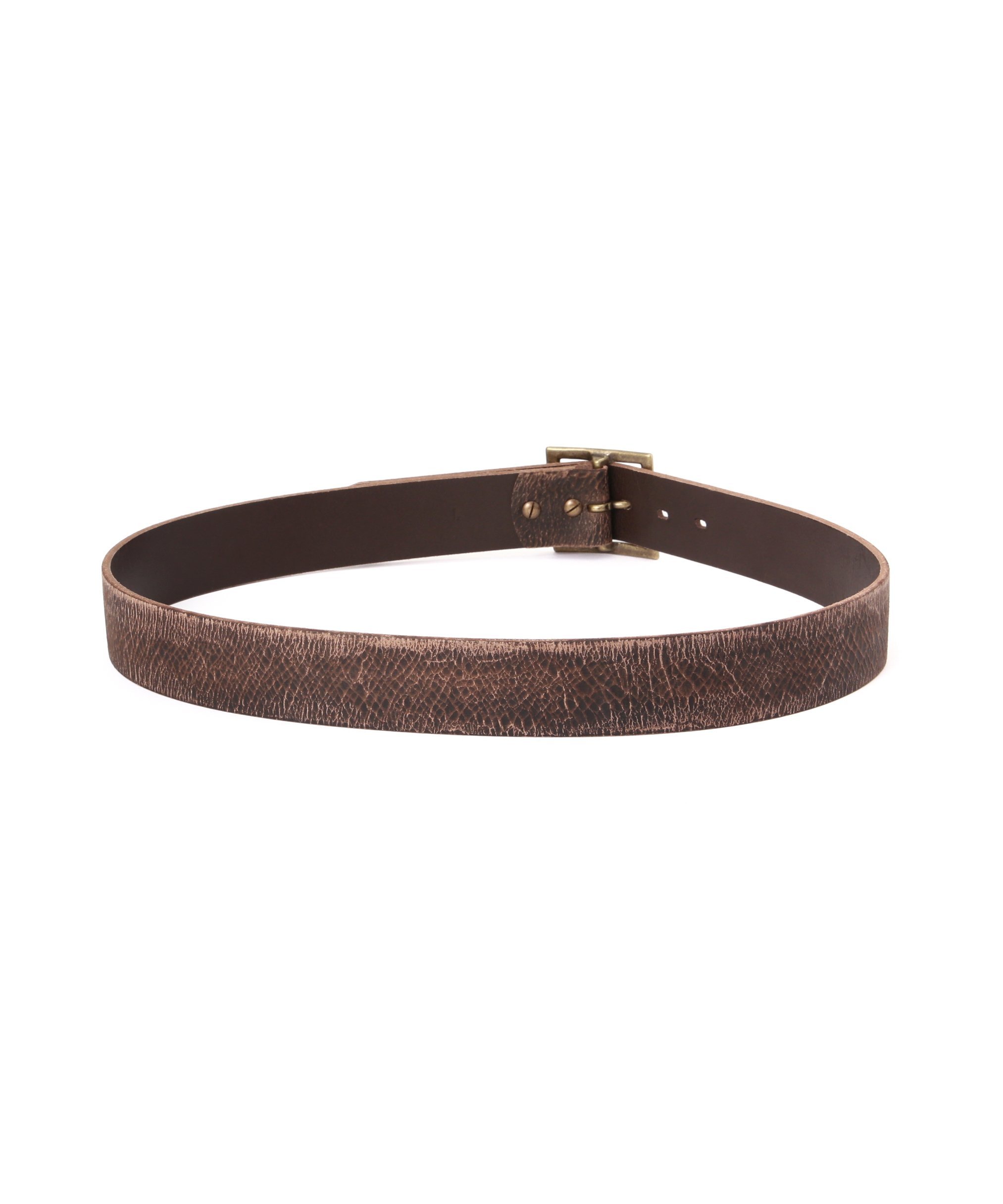AVIREX CRACK LEATHER BELT アヴィレックス ファッション雑貨 ベルト ブラック ブラウン【送料無料】