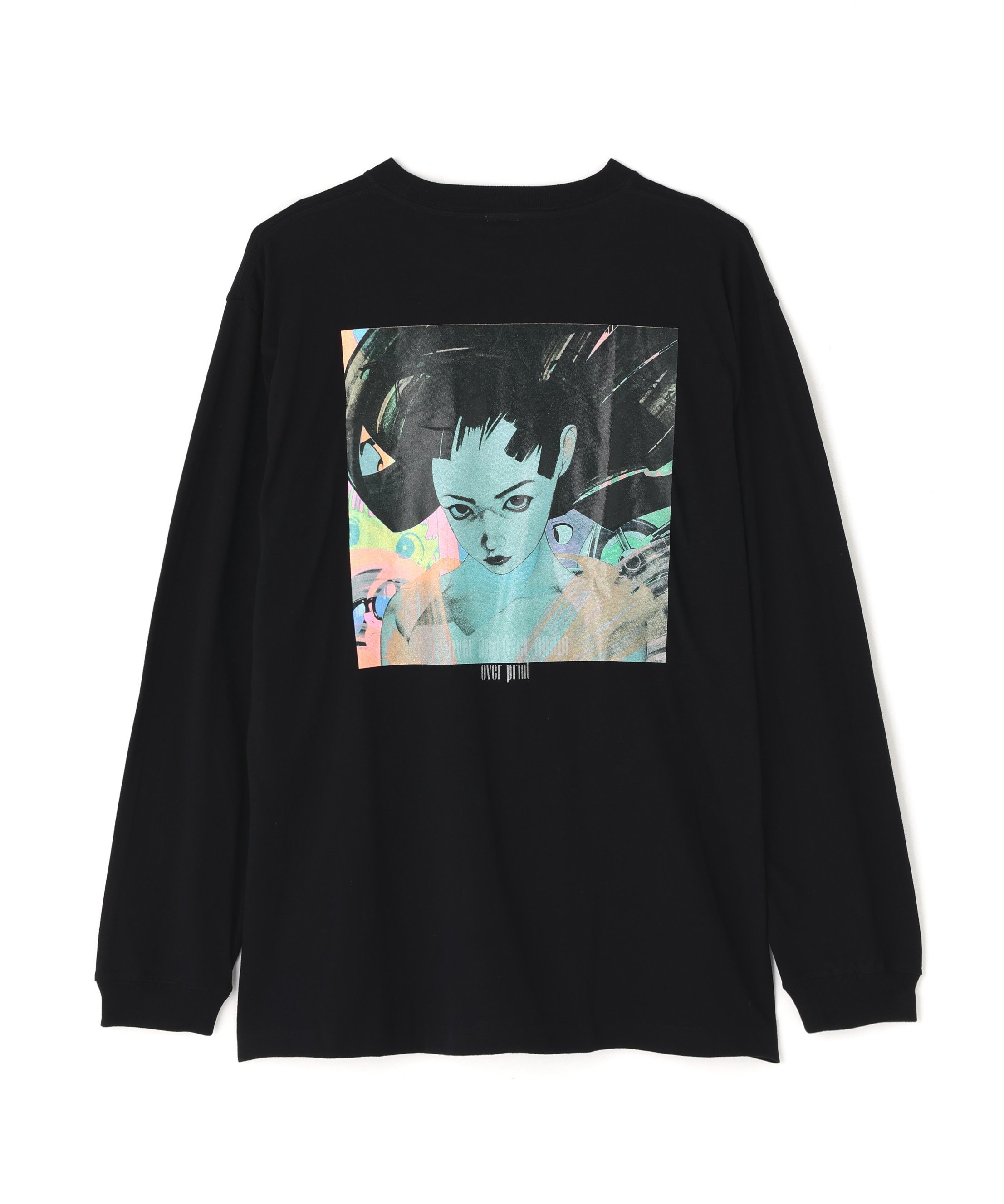 LHP overprint/オーバープリント/ARCHIVE LS TEE エルエイチピー トップス カットソー・Tシャツ ブラック