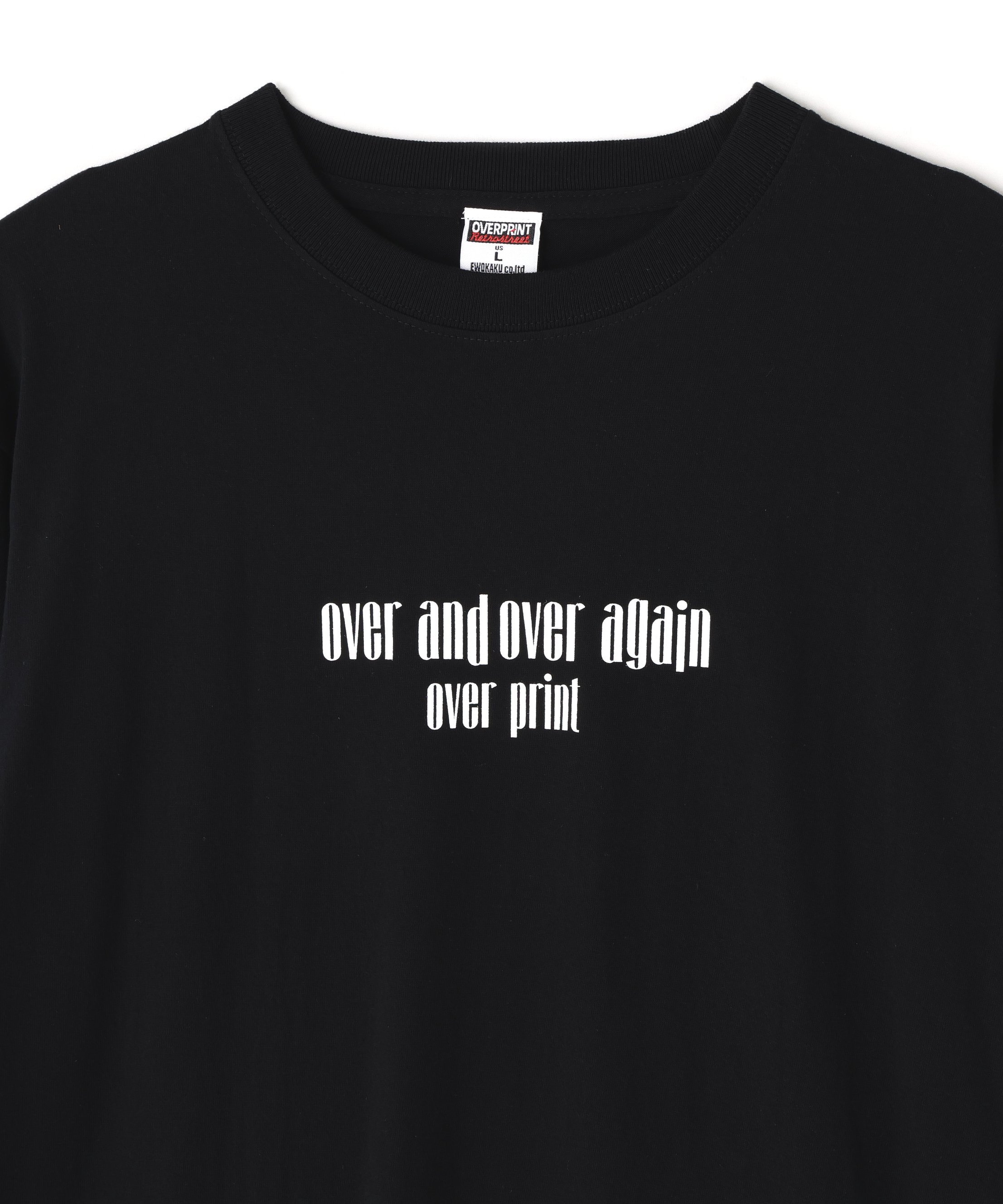 LHP overprint/オーバープリント/ARCHIVE LS TEE エルエイチピー トップス カットソー・Tシャツ ブラック