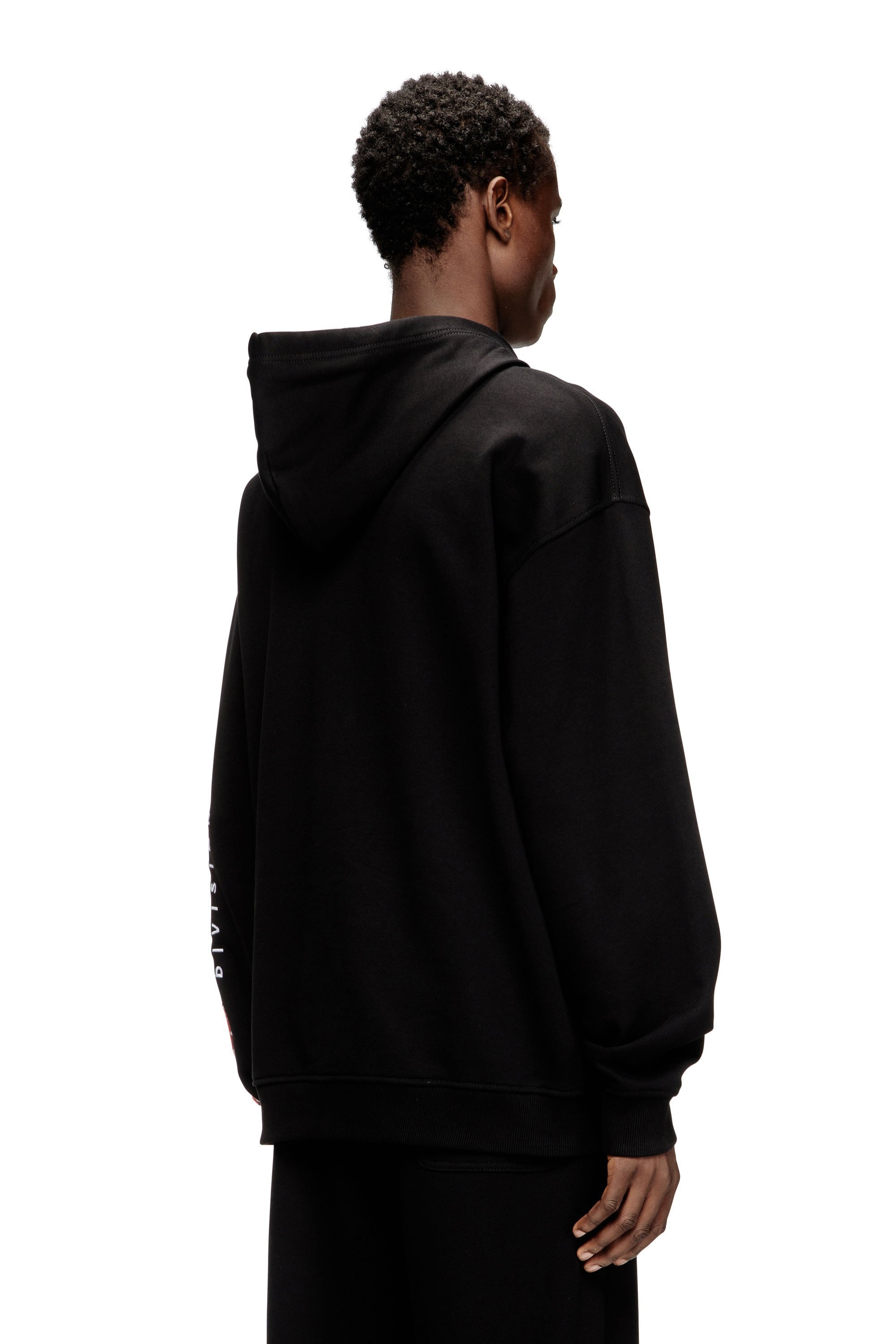メンズ ジップアップパーカー S-BOXT-ZIP-HOOD-DIV ディーゼル トップス パーカー・フーディー ブラック