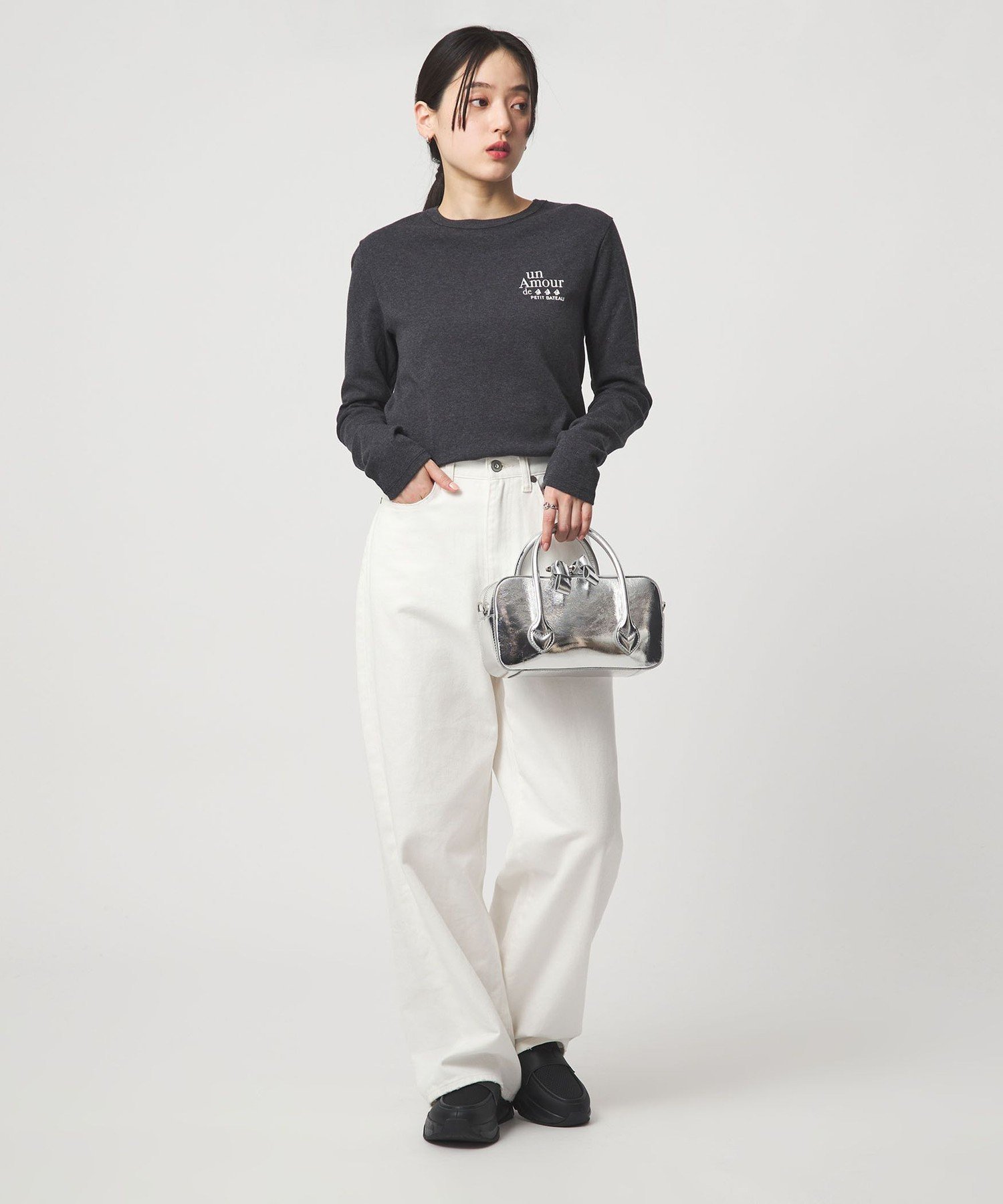 UNITED ARROWS green label relaxing ＜LENK＞ボストンバッグ ユナイテッドアローズ グリーンレーベルリラクシング バッグ ショルダーバッグ ブラック シルバー【送料無料】