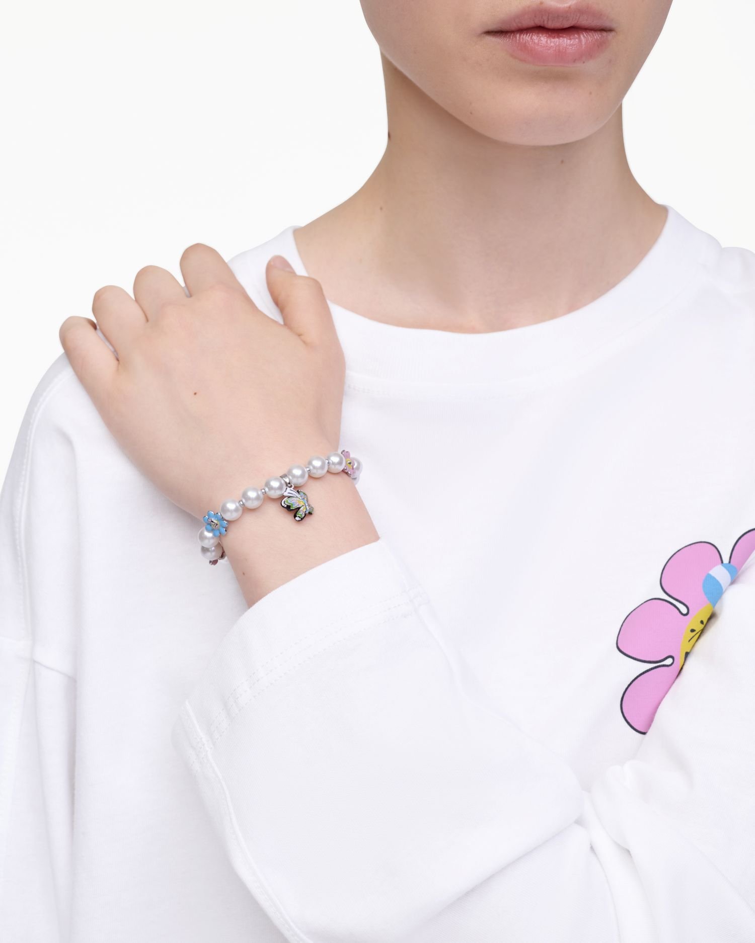 MARC JACOBS 【公式】GARDEN PEARL STATION BRACELET/ガーデン パール ステーション ブレスレット マーク ジェイコブス アクセサリー・腕時計 ブレスレット・バングル【送料無料】